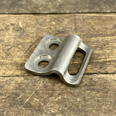 Soporte de tubo de asiento de montaje de desviador delantero Trek OCLV vintage soporte de soldadura en pieza Foto 1 de 4