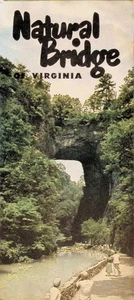 1966 Natural Bridge Virginia Brochure Map - Picture 1 of 2