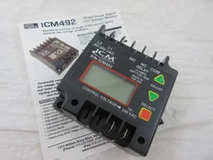 ICM492 ICM492C **MONITOR DIGITAL DE VOLTAJE DE LÍNEA MONOFÁSICO** - Imagen 1 de 7