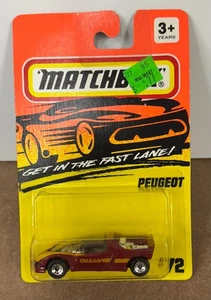 MOC Matchbox Diecast Peugeot Quasar 1994 Red No. 72/75 - Picture 1 of 2