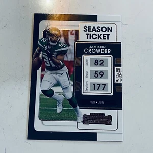 2021 Panini Contenders - Jamison Crowder #78 - Football Tranding Card - Picture 1 of 2