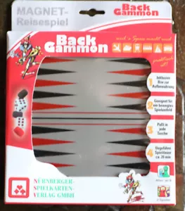 Reisespiel / Magnet - Back Gammon / Für Unterwegs / Neu/ OVP / 9+ / 2 Spieler - Bild 1 von 2