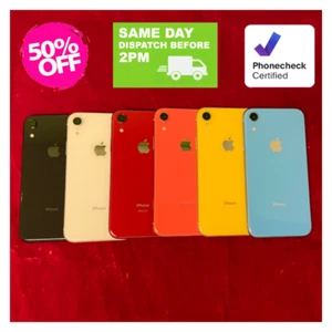 iPhone XR 64GB Unlocked - Black, Red, White - Very Good Condition - Picture 1 of 8