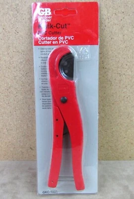 NEW! GB GARDNER BENDER GKC-100A 1" KWIK-CUT PVC CONDUIT PIPE CUTTER - Image 1 of 4