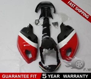Kit de carenado por inyección ABS rojo negro para Ducati Monster 696 796 1100 2008-2014 - Imagen 1 de 1