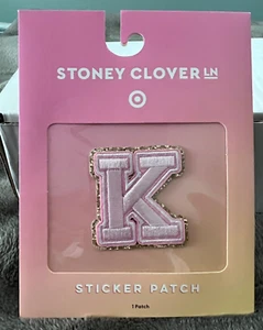 Stoney Clover Lane x Target Initial Patch Letter “K” NWT - Picture 1 of 2