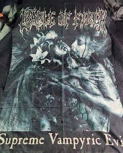 Cradle Of Filth Supreme Vampyric Evil Cloth Poster Vintage 1996 42" x 31" - Picture 1 of 7