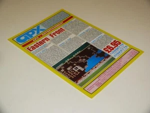 Single Page Leaflet ~ Silica Shop ~ APX Entertainment ~ Atari Program Exchange - Picture 1 of 1
