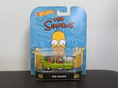 Hot Wheels Retro Entertainment The Simpsons The Homer Car New DJF41 - Image 1 of 2