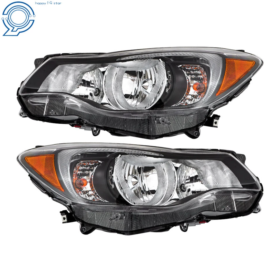 For 2012-2015 Subaru Impreza&2013-2016 Crosstrek Headlight Halogen Pair LH+RH Foto 1 de 4