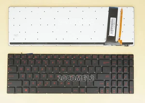 NUEVO para Teclado ASUS G56 G56JK G56JR Rojo Retroiluminado EE. UU. SIN marco - Imagen 1 de 2