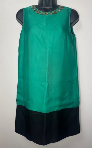 Abito donna Kate Spade taglia 2 verde e nero