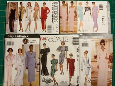 Pattern Collection of Cocktail / Fancy Dresses (5 patterns, see details), Uncut - Image 1 of 4