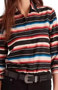 Manta Ecuestre Lauren Ralph Lauren Suroeste Rayas - HERMOSA - ¡¡NUEVA CON ETIQUETAS!!! - Imagen 1 de 3