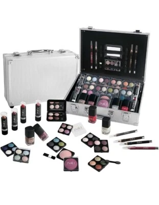 Profi Schminkkoffer Set 51 teilig Schminke im Alukoffer NEU OVP  - Bild 1 von 3