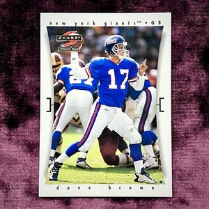 Camiseta Dave Brown 1997 Score Football #102 COMO NUEVA Duke Blue Legend NY Giants Simms - Imagen 1 de 2