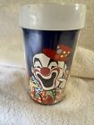Vintage insulated clown Cup~ 3 Different Clowns On It~creepy~kids~scary Kitchen