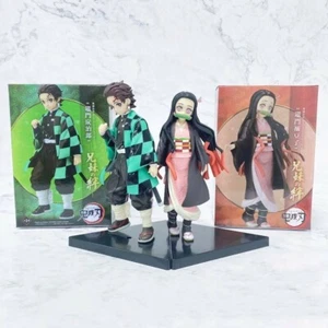 Demon Slayer Kimetsu No Yaiba Nezuko Tanjiro Figur Bruder und Schwester Bond Set - Bild 1 von 8