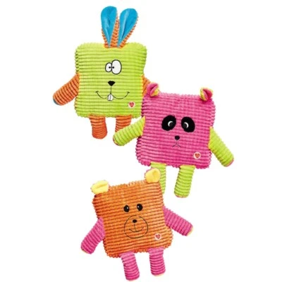 Gimdog Cuddly Cubes Gioco Morbido Peluche per Cani con Sonoro 30 cm - Immagine 1 di 4