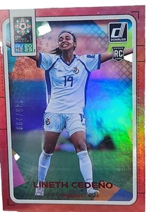 2023 Women' World Cup Donruss Panini Lineth Cedeno 245/299 Rookie Card - Picture 1 of 2