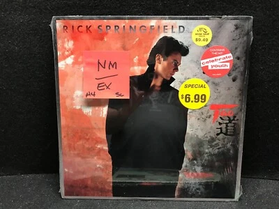 (H4) RICK SPRINGFIELD / LP / TAO / 1985 RCA 5370 / IN SHRINK / HYPE / DISC (EX) - Image 1 of 3