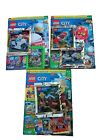Lego City Zeitschriften Comics Hefte 13 24 34 Polizist Taucher Abenteurer NEU OV