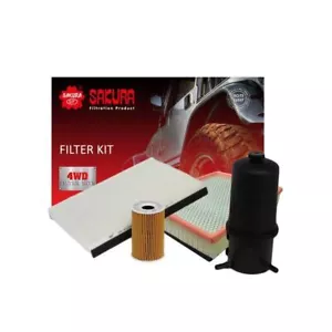 Sakura 4WD Filter Kit Fits Volkswagen Amarok 420TDI 07/2012-Onwards 2L Diesel - Picture 1 of 5