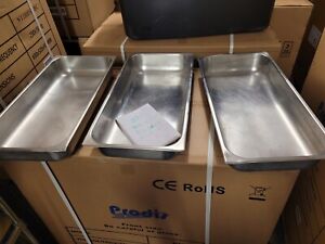3 X Commercial Catering Stainless Steel  Pan