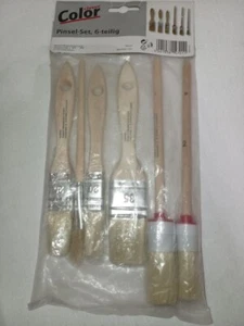 Pinsel-Set 6 - Tiling Brush's  new Paint BRUSH / DRAWING BRUSH RARE GERMAN BRUSH - Picture 1 of 15