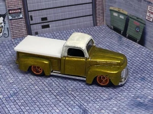 Hot Wheels '49 Ford F1 Super Real Riders Custom Gold White Spectraflame Paint - Bild 1 von 8