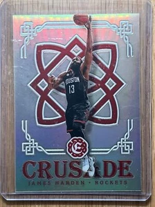2016-17 Panini Excalibur James Harden #4 Prizm Silver Holo Crusade - Picture 1 of 2
