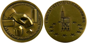 Frankreich Straßburg 1997 Notare Frankreichs 93. Kongressmedaille (02654) - Bild 1 von 3