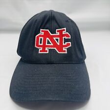 North Central College Cardinals Baseball Hat Cap Black Red Flexfit Small Medium