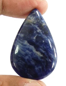 Piedra preciosa suelta de sodalita azul natural de 42,20 quilates con envoltura de alambre - 2153 - Imagen 1 de 2