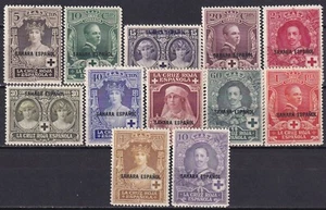 Sahara Español 1926 Edifil 13/24 CRUZ ROJA Juego Completo MNH VF - Imagen 1 de 2