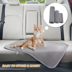 Pet Blanket Medium/Large dogs cats, Washable Dog Mat Protects Bed and Sofa Grey. - Picture 1 of 6