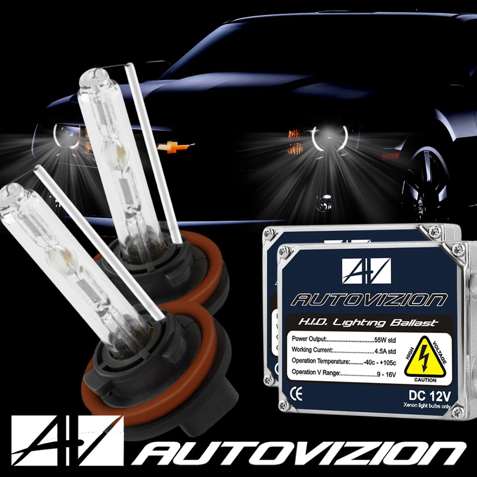 880/881 35W/55W HID Xenon Headlight Fog Light KIT H1/H3/H4/H7/H11/9005/9006/9004 - Image 1 of 4