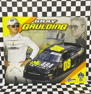NASCAR 2019 SS Green Light Racing Gray Gaulding ABA Of illinois Chevy Hero Card - Picture 1 of 2