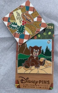 Christmas Swivel Disney Resorts HILTON HEAD DVC Koda Brother Bear pin HTF rare - Picture 1 of 4