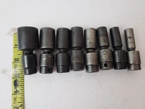 Matco Tools Metric 3/8" Dr Impact Swivel Socket Set 6Point 10-BDUP-M6 8PC - Picture 1 of 9