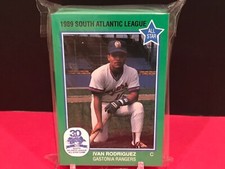 1989 GRAND SLAM MINOR LEAGUE ALL-STAR SET 1-46 SOUTH ATLANTIC IVAN RODRIGUEZ