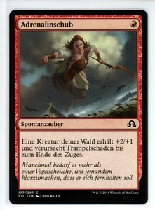 RUSH OF ADRENALINE Shadows Over Innistrad GERMAN #177 SOI(NM)(MTG) - Picture 1 of 1