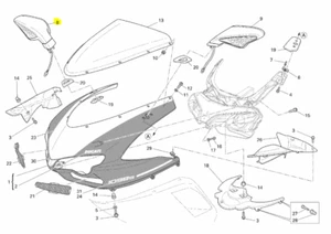 New OEM Ducati Rear-View Mirror Right #52320391B - Bild 1 von 1