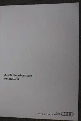 Plan de servicio AUDI "SIN entradas" estado: noviembre de 2015 - cuaderno de servicio - alemán - Imagen 1 de 4
