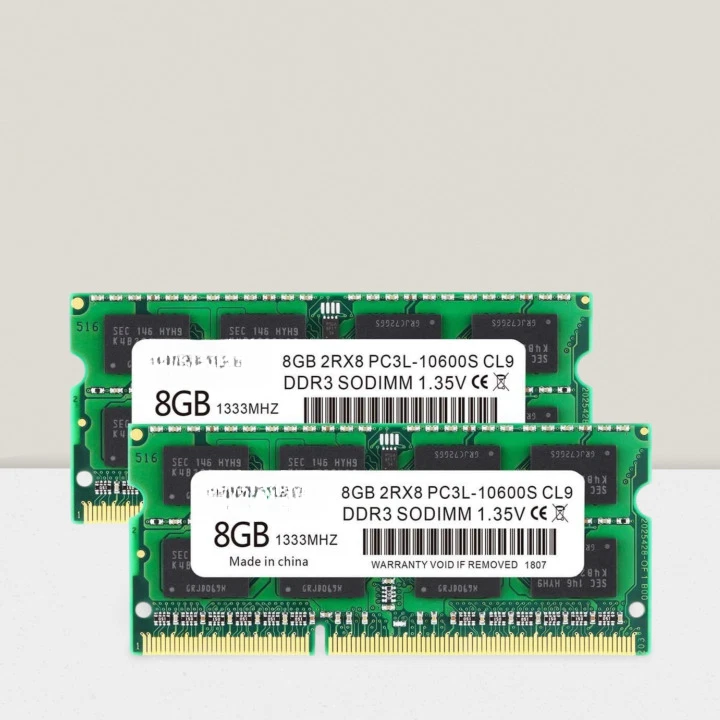 16GB Kit (2x8GB) DDR3L/DDR3 1333MHz RAM Royemai PC3L/PC3 SODIMM Laptop - Image 1 of 4