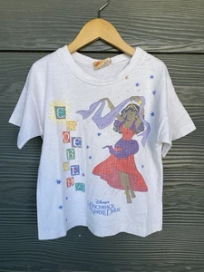 Vintage 90s Hunchback of Notre Dame Shirt Esmeralda Size 5/6 Official MoviePromo - Bild 1 von 11