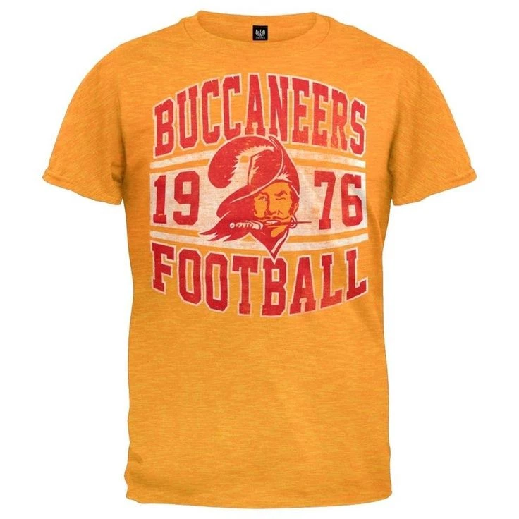Tampa Bay Buccaneers NFL Fútbol Oro Camiseta Años 90 Campeones Reimpresión HN4417 Foto 1 de 1