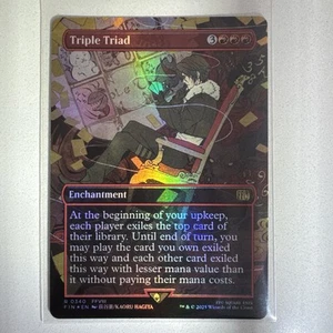 Magic The Gathering Final Fantasy Triple Triad RARE Alternative Art Holo Foil - Bild 1 von 2