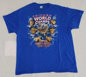 Chicago Cubs 2016 World Series Champions Caricature T-Shirt Adult Size XL - Picture 1 of 4
