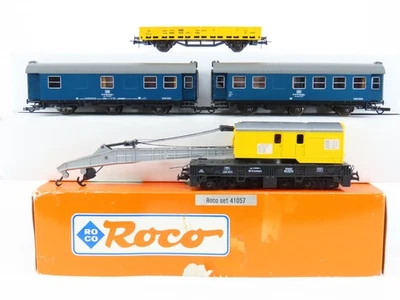 HO Scale Roco 41057 DB German Federal Railroad Train Set (No Locomotive)  - Image 1 of 4